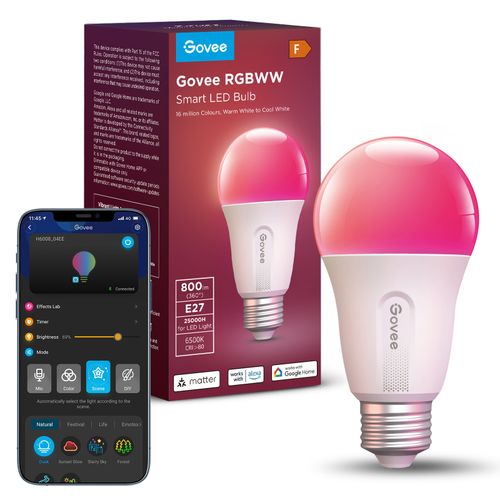 Inteligentna żarówka LED GOVEE H6004 E27 Bluetooth/Wi-Fi na Arena.pl