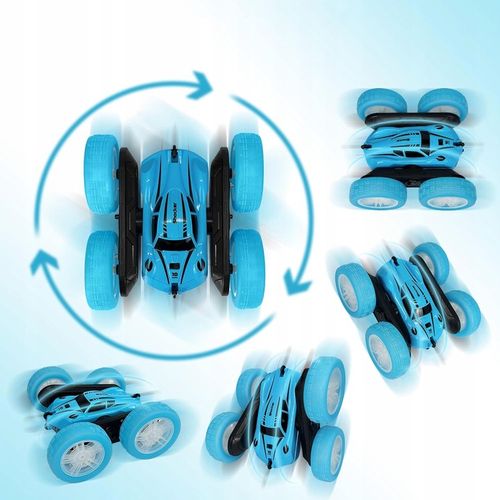 AUTO TWISTER TAŃCZĄCY SAMOCHÓD AKROBATA KASKADER 4WD Z LED Z PILOT Z AKU na Arena.pl