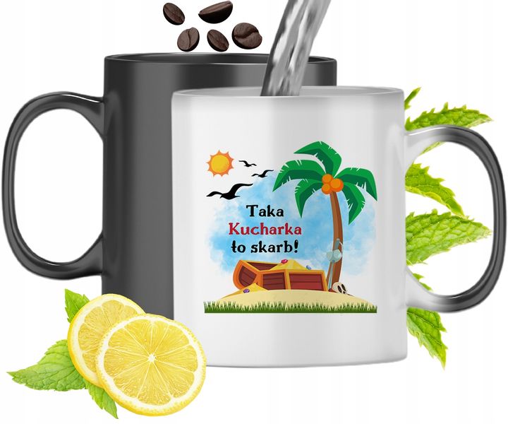 Dla Kucharki Kubek Magiczny Na Prezent Z Nadrukiem Ze Zdjęciem zdjęcie 1