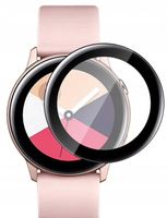 Samsung Watch Active 2 40mm Szkło Hybrydowe 3D Na Cały Ekran Czarna Ramka