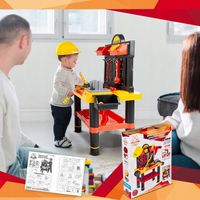 WARSZTAT DLA DZIECI KINDERPLAY ZESTAW MAJSTERKOWICZA Z NARZĘDZIAMI + KASK