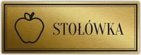 Tabliczka Złota Srebrna na drzwi STOŁÓWKA