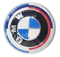 BMW znaczek na maskę EMBLEMAT na przód BMW 82mm PRZEDNIE LOGO 50-lecie
