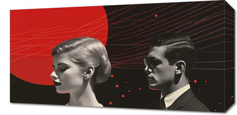 Obraz 60x30cm Futurystyczne Retro Szykany zdjęcie 1