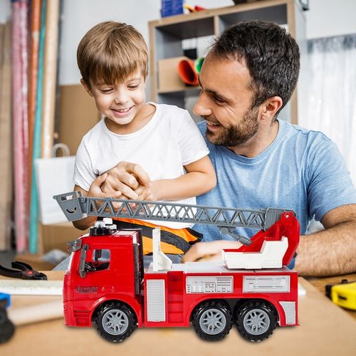 STRAŻ POŻARNA WÓZ STRAŻACKI Z DRABINĄ AUTO SAMOCHÓD INTERAKTYWNY DŹWIĘK na Arena.pl