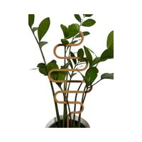 Podpora do roślin w kształcie zawijanych fal - dekoracyjna i funkcjonalna