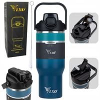 KUBEK TERMICZNY TERMOS 1000ML NA KAWĘ HERBATĘ 1L STAL NIERDZEWNA