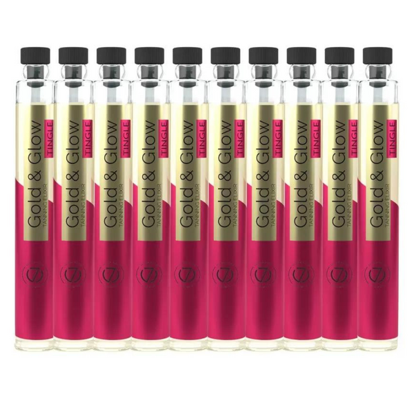 7suns Gold & Glow Eliksir Do Opalania Tingle 10x6ml zdjęcie 1