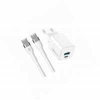 Szybka ładowarka GaN 30W 2 wejścia długim z kablem 2m do Xiaomi Redmi 14C