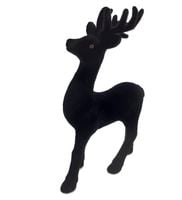 RENIFER OZDOBNY DEKORACJA JELONEK WELUROWY CZARNY