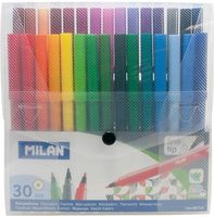 FLAMASTRY OKRĄGŁE Z CIENKĄ KOŃCÓWKĘ 30 KOL. 0396