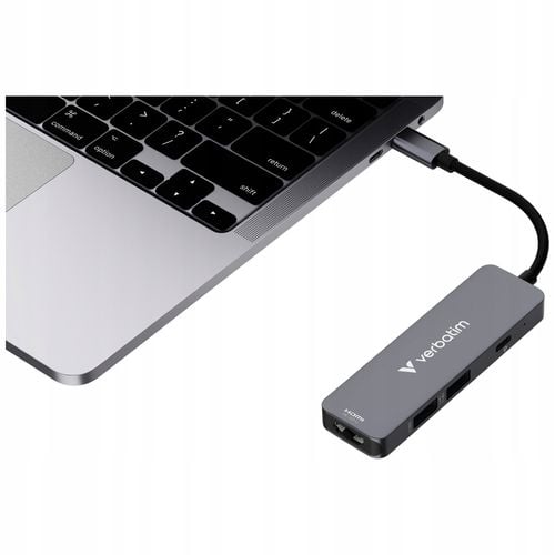 Hub USB Verbatim USB-C Essentials Multiport Hub 4 Port na Arena.pl