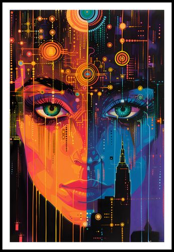 Plakat 61x91,5cm Cyfrowa Psyche na Arena.pl