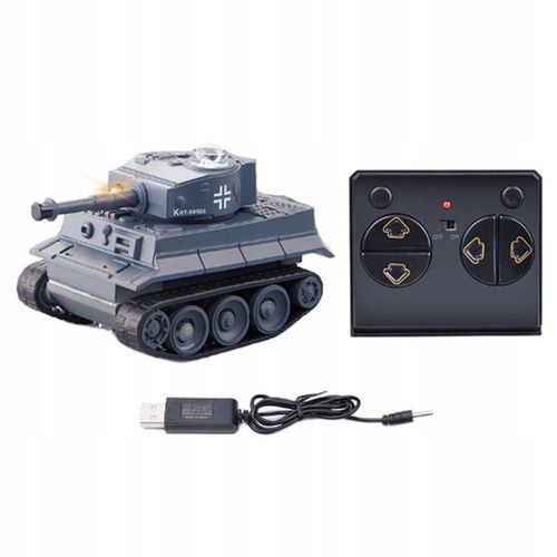 Mini RC Battle Tank Crawler ze zdalnym szarym na Arena.pl