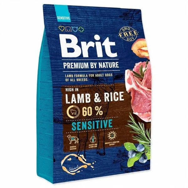 BRIT PREMIUM BY NATURE SENSITIVE LAMB 3kg zdjęcie 1