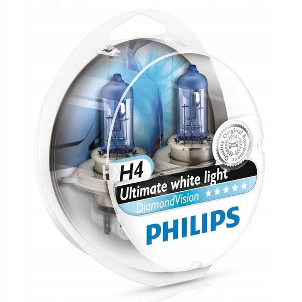 PHILIPS H4 DIAMOND VISION 5000k XENON EFFECT zdjęcie 1