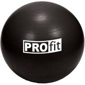 Piłka gimnastyczna PROfit 75cm czarna z pompką DK2102 N/A