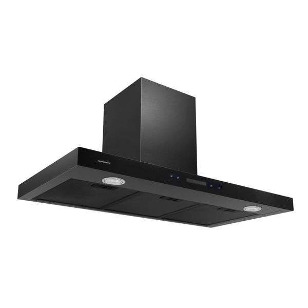 Okap kuchenny 90 cm Czarny Berdsen BE-90S zdjęcie 3