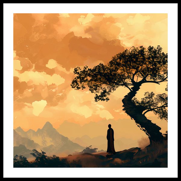 Plakat 70x70cm Zen zdjęcie 3