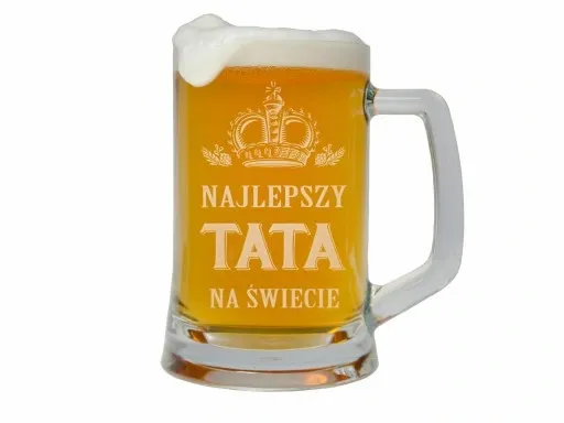KUFEL DO PIWA PREZENT DLA TATY NA DZIEŃ OJCA Z GRAWEREM zdjęcie 7