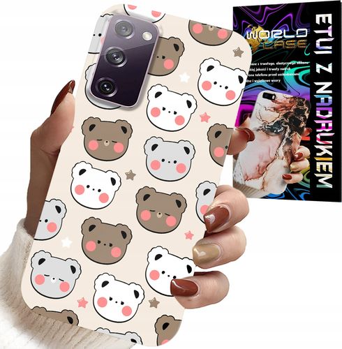 ETUI DO SAMSUNG GALAXY S20 FE - MIŚ MISIE WZORY DLA NAJMŁODSZYCH + SZKŁO na Arena.pl