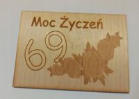 Grawerowana pocztówka -prezent pamiątka 2 x grawer - unikalny prezent