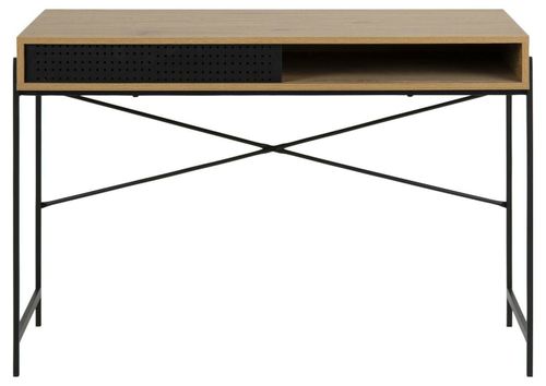 Biurko Angus dąb z półką na Arena.pl