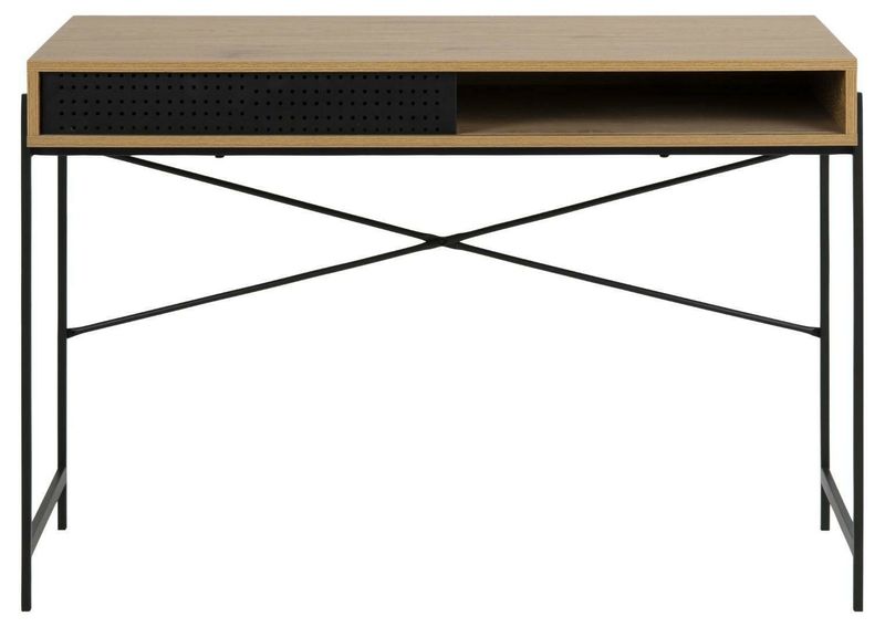 Biurko Angus dąb z półką zdjęcie 3