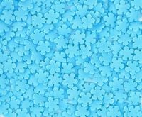 POSYPKA CUKROWA ŚNIEŻYNKI NIEBIESKIE 6mm 50g