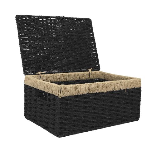 Zestaw 3 koszy Trunk czarne na Arena.pl