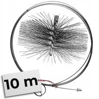 ZESTAW do czyszczenia komina OD DOŁU 10m +SZCZOTKA