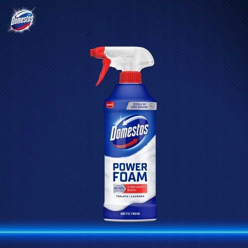 domestos power foam piana do mycia toalety i łazienki arctic fresh 435ml na Arena.pl