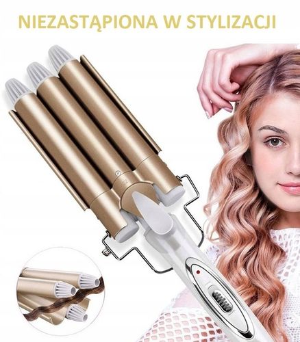 FALOWNICA DO WŁOSÓW FALE LOKÓWKA WIELOFUNKCUJNA KRĘCENIE WŁOSÓW na Arena.pl