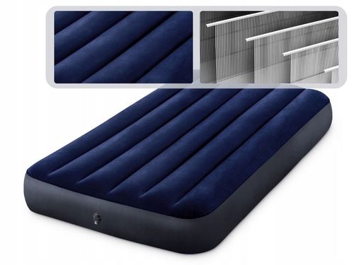 Materac Dmuchany Welurowy Jednoosobowy Łóżko 191x99 Intex 64757 MODEL 2025 na Arena.pl