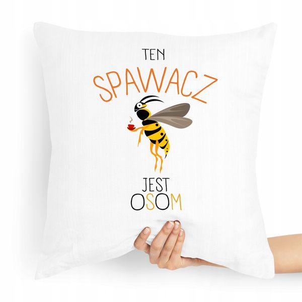 Poduszka Prezent Spawacza Ten Spawacz Jest Osom Z Nadrukiem Ze Zdjęciem zdjęcie 1