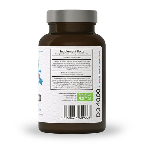 NAVIGATOR Cztery Pory Roku Witamina D3 4000 IU 240 kaps. na Arena.pl