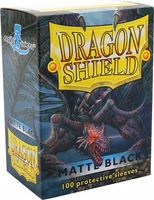 Koszulki na karty Dragon Shield Czarne Black Matte