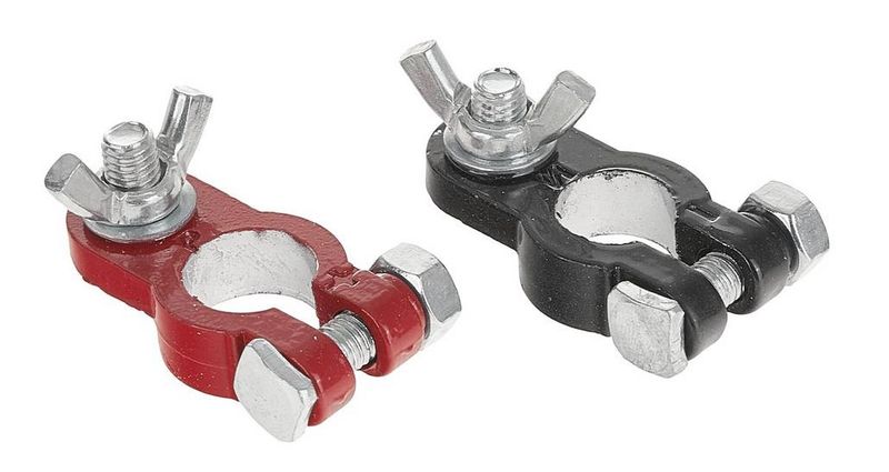 KLEMY ALUMINIOWE DO AKUMULATORA KPL 200A zdjęcie 1