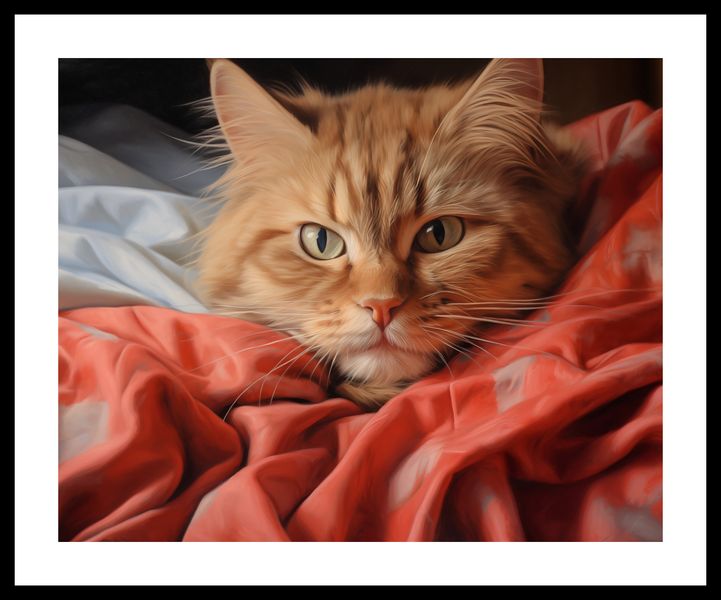 Plakat 50x40cm Mruczący Spokój zdjęcie 3