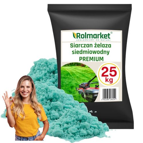 Antymech Siarczan Żelaza 25kg Na Trawnik Mchu Likwiduje Mech Nawóz PREMIUM na Arena.pl