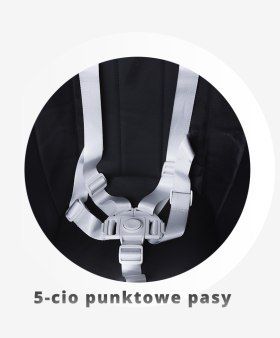 Krzesełko dziecięce Scandy Grey na Arena.pl