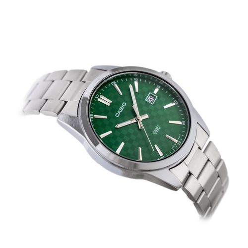 ZEGAREK MĘSKI CASIO MTP-VD03D-3A1 Green + BOX na Arena.pl