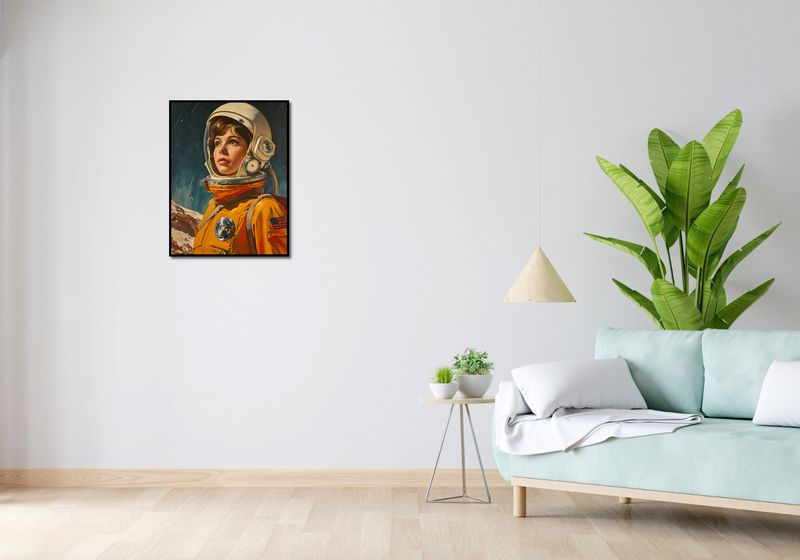 Plakat 50x65cm Pionierka Kosmosu zdjęcie 4