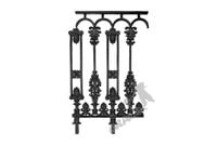 BALUSTRADA NR 03 ŻELIWNA BARIERKA NA BALKON TARAS