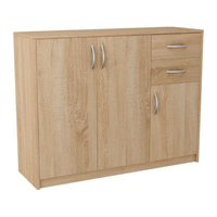 Komoda z szufladami, Classic, 110x35x85 cm, dąb sonoma, mat | TYLETEGOTU