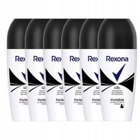 Rexona Invisible On Black+White Clothes antyperspirant 6x50ml
