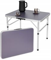 Rozkładany Stolik Turystyczny 75x55cm Stół Składany Kempingowy Walizka