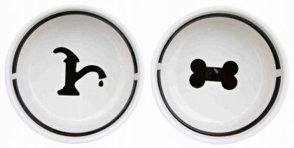 TRIXIE Miski Ceramiczne Na Stojaku Dla Psa 2x0,6L zdjęcie 3