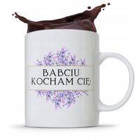Kubek Dla Babci Na Imieniny Kocham Cię Babciu Z Nadrukiem Ze Zdjęciem