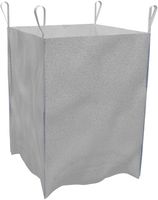 worek big-bag 90*90*120 cm biały, otwarty bez kołnierza - mg-300-0030